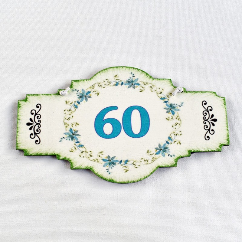 Tabuľka 60 na narodeniny