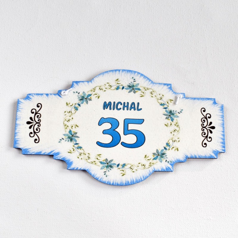 Tabuľka na narodeniny 35 s menom Michal
